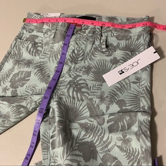 🆕 Joe’s Jeans Tropical The Icon Midrise Skinny Crop Raw-cuff in Sky Gray - Picture 7 of 8